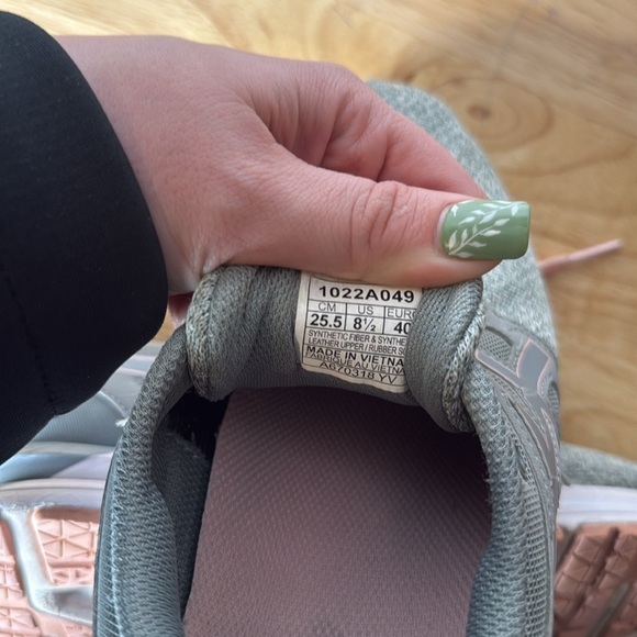 Asics Gel-Torrence Women's Running Shoes Stone Grey-Frosted Rose Size 8.5 - Picture 14 of 16